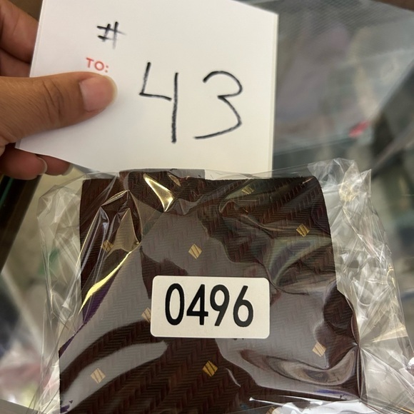 VTG Y2K Kalvin Klein Collection 100% Silk Brown Mens Boho Formal Work wear Tie - Picture 10 of 10